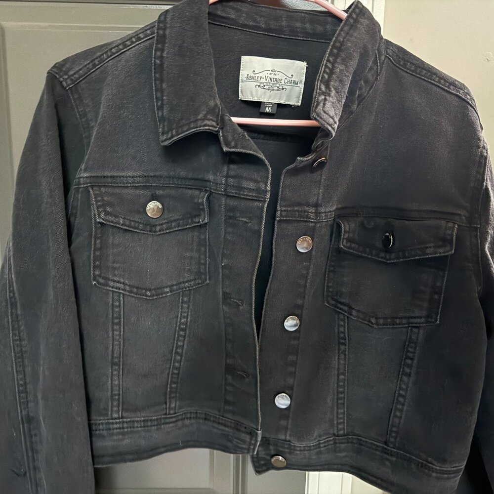 Black Jean Jacket